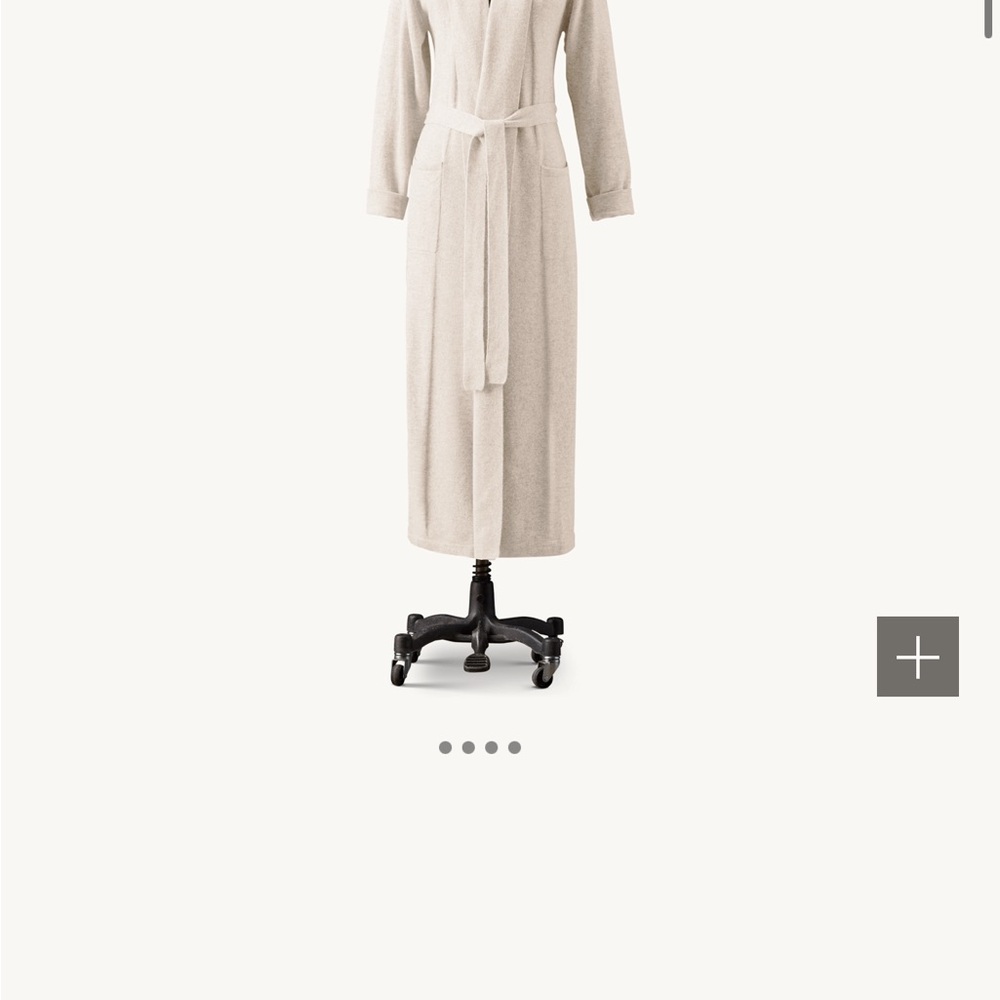 Restoration Hardware grey robe